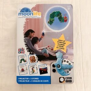 Moonlite Storybook Projector & 5 World of Eric Carle story reels KickStarter Ed.